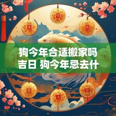 狗今年合适搬家吗吉日 狗今年忌去什么地方