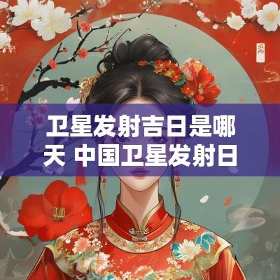 卫星发射吉日是哪天 中国卫星发射日子都是看黄历吗