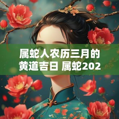 属蛇人农历三月的黄道吉日 属蛇2025年11月的黄道吉日