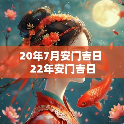 20年7月安门吉日 22年安门吉日