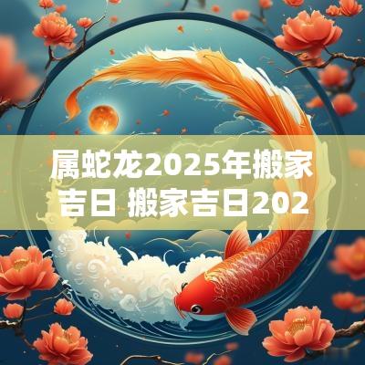 属蛇龙2025年搬家吉日 搬家吉日2025年十一月