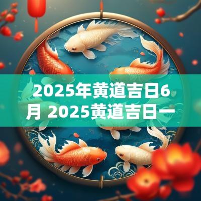 2026年黄道吉日6月 2026黄道吉日一览表全年