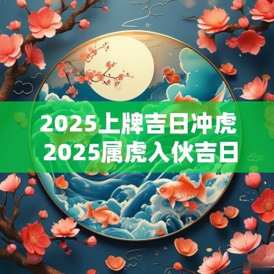 2025上牌吉日冲虎 2025属虎入伙吉日