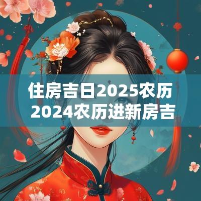 住房吉日2025农历 2025农历进新房吉日