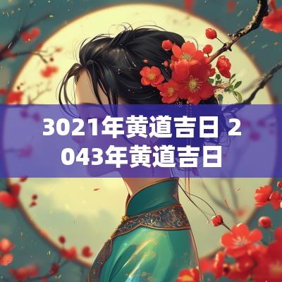 3021年黄道吉日 2043年黄道吉日