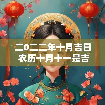 二0二二年十月吉日 农历十月十一是吉日