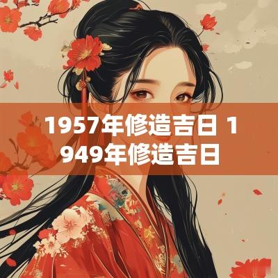 1957年修造吉日 1949年修造吉日