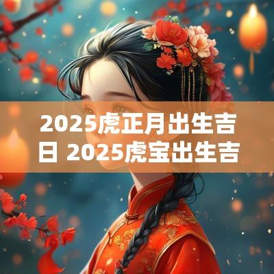 2025虎正月出生吉日 2025虎宝出生吉日