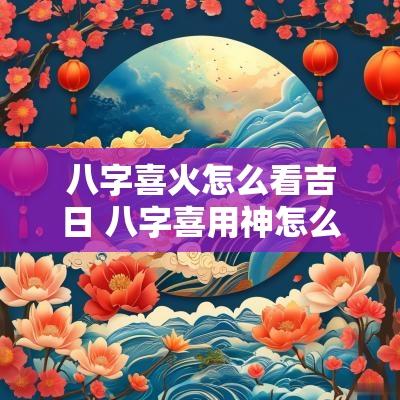 八字喜火怎么看吉日 八字喜用神怎么看才最正确
