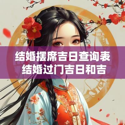 结婚摆席吉日查询表 结婚过门吉日和吉时