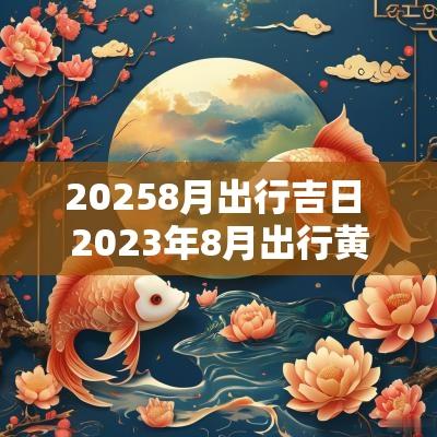 20258月出行吉日 2025年8月出行黄道吉日