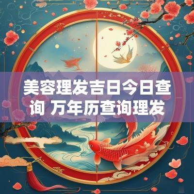 美容理发吉日今日查询 万年历查询理发吉日