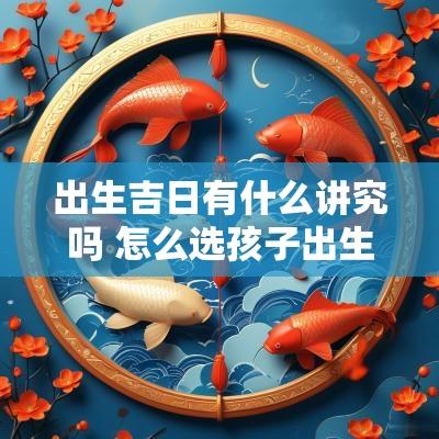 出生吉日有什么讲究吗 怎么选孩子出生的吉日