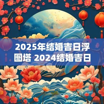 2025年结婚吉日浮图塔 2025结婚吉日整体挂图