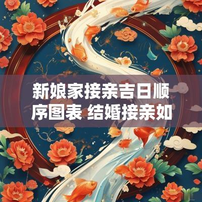 新娘家接亲吉日顺序图表 结婚接亲如何选吉日