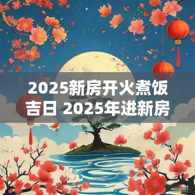 2025新房开火煮饭吉日 2025年进新房吉日煮饭