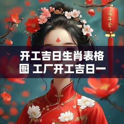 开工吉日生肖表格图 工厂开工吉日一览表