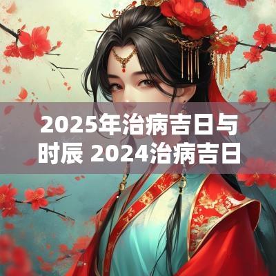 2025年治病吉日与时辰 2025治病吉日查询