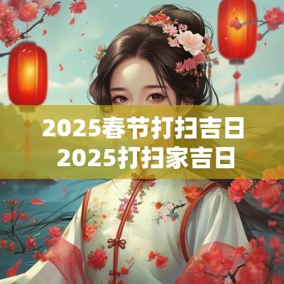 2025春节打扫吉日 2025打扫家吉日