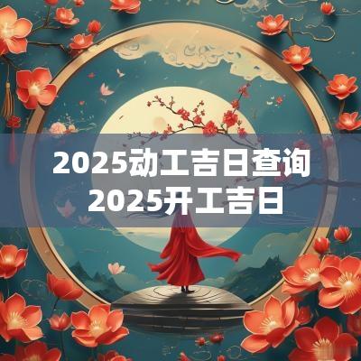 2025动工吉日查询 2025开工吉日