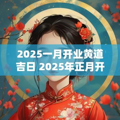 2025一月开业黄道吉日 2025年正月开业的黄道吉日