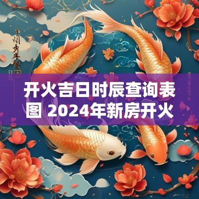 开火吉日时辰查询表图 2025年新房开火吉日时辰