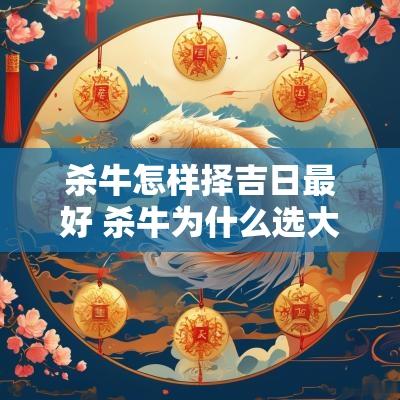 杀牛怎样择吉日最好 杀牛为什么选大月