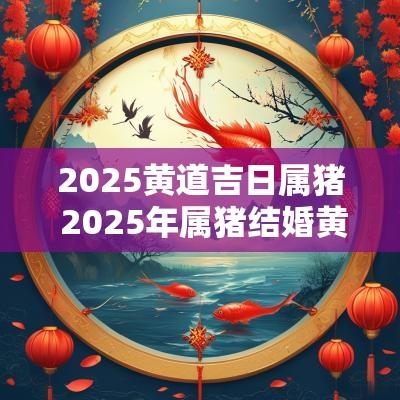 2025黄道吉日属猪 2025年属猪结婚黄道吉日一览表