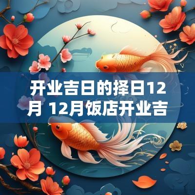 开业吉日的择日12月 12月饭店开业吉日