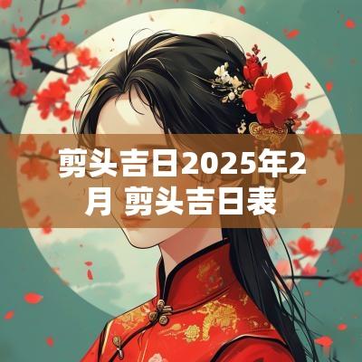 剪头吉日2025年2月 剪头吉日表