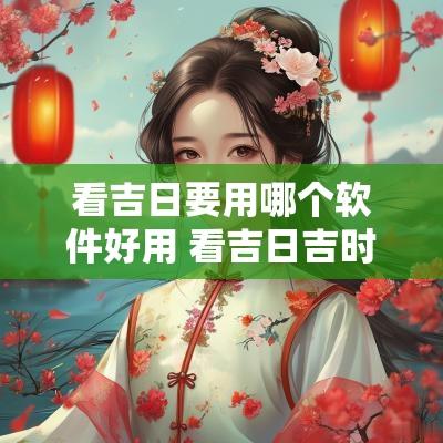看吉日要用哪个软件好用 看吉日吉时哪个软件最准