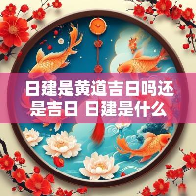 日建是黄道吉日吗还是吉日 日建是什么东西