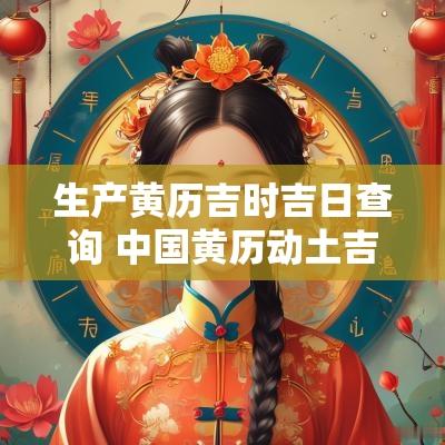 生产黄历吉时吉日查询 中国黄历动土吉日吉时