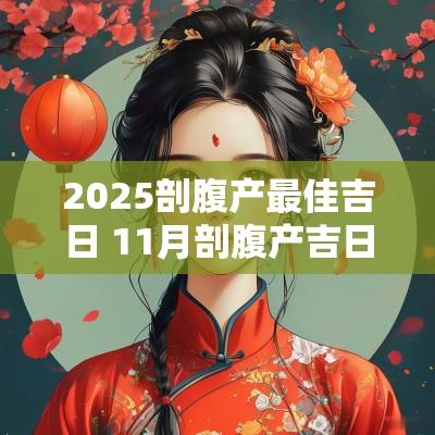 2025剖腹产最佳吉日 11月剖腹产吉日一览表