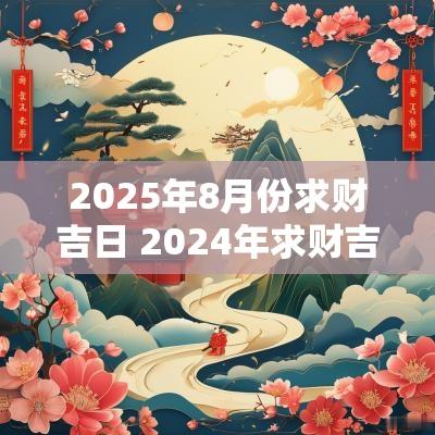 2025年8月份求财吉日 2025年求财吉日