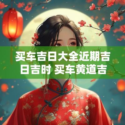 买车吉日大全近期吉日吉时 买车黄道吉日查询