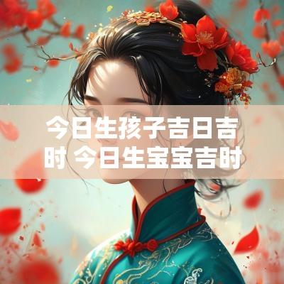 今日生孩子吉日吉时 今日生宝宝吉时