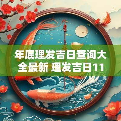 年底理发吉日查询大全最新 理发吉日11月份查询表图片