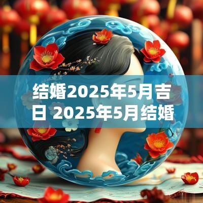 结婚2025年5月吉日 2025年5月结婚吉日一览表