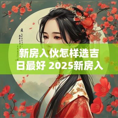 新房入伙怎样选吉日最好 2025新房入伙最佳吉日