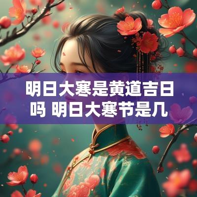 明日大寒是黄道吉日吗 明日大寒节是几点几分几秒
