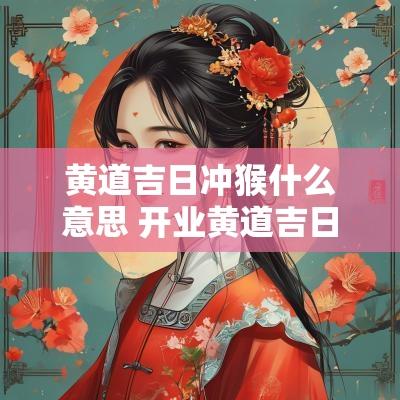 黄道吉日冲猴什么意思 开业黄道吉日冲猴什么意思