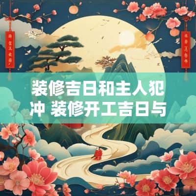 装修吉日和主人犯冲 装修开工吉日与女主人相冲