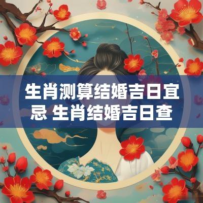 生肖测算结婚吉日宜忌 生肖结婚吉日查询