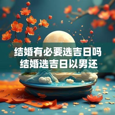结婚有必要选吉日吗 结婚选吉日以男还是女