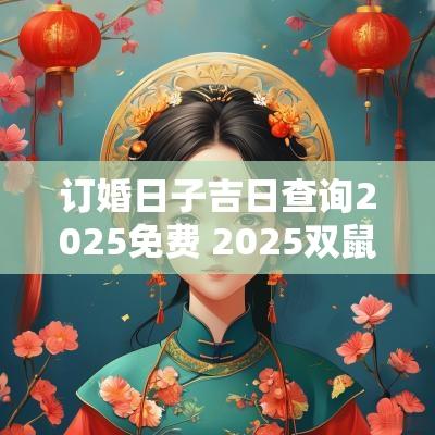 订婚日子吉日查询2025免费 2025双鼠订婚结婚吉日