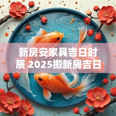 新房安家具吉日时辰 2025搬新房吉日查询时辰