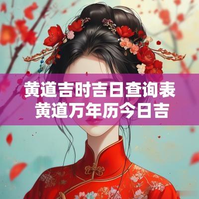 黄道吉时吉日查询表 黄道万年历今日吉日