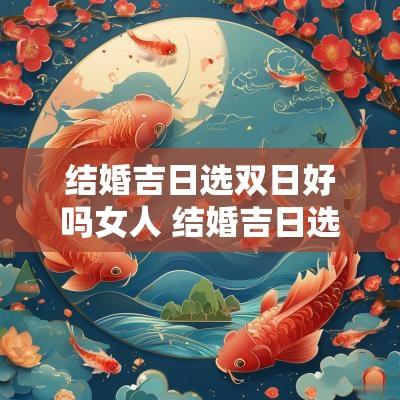 结婚吉日选双日好吗女人 结婚吉日选择万年历好吗