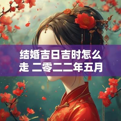 结婚吉日吉时怎么走 二零二二年五月份结婚的吉日吉时